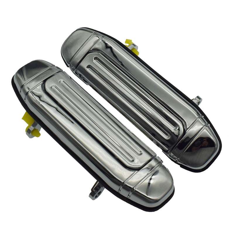 Front Left &amp; Right Exterior Door Handles Chrome For Mitsubishi Pajero Montero