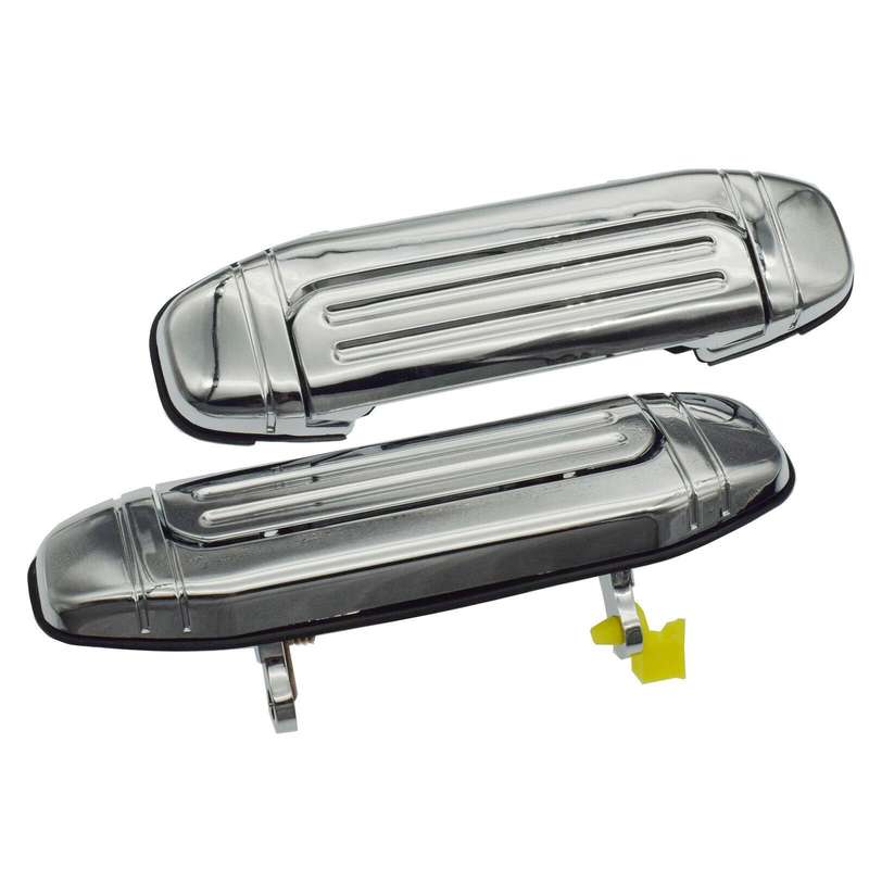 Front Left &amp; Right Exterior Door Handles Chrome For Mitsubishi Pajero Montero