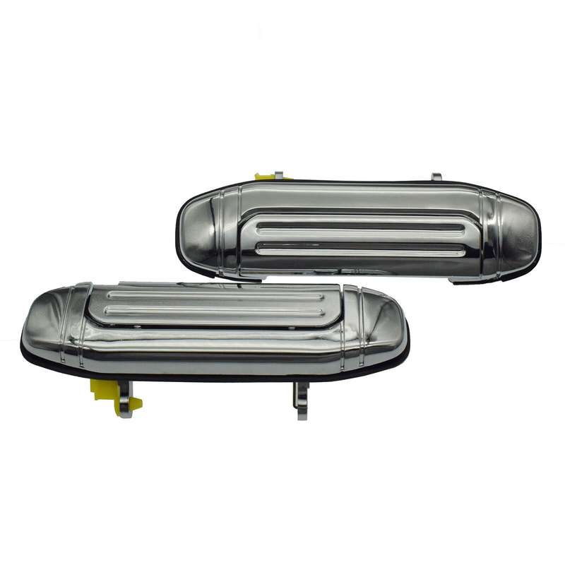 Front Left &amp; Right Exterior Door Handles Chrome For Mitsubishi Pajero Montero
