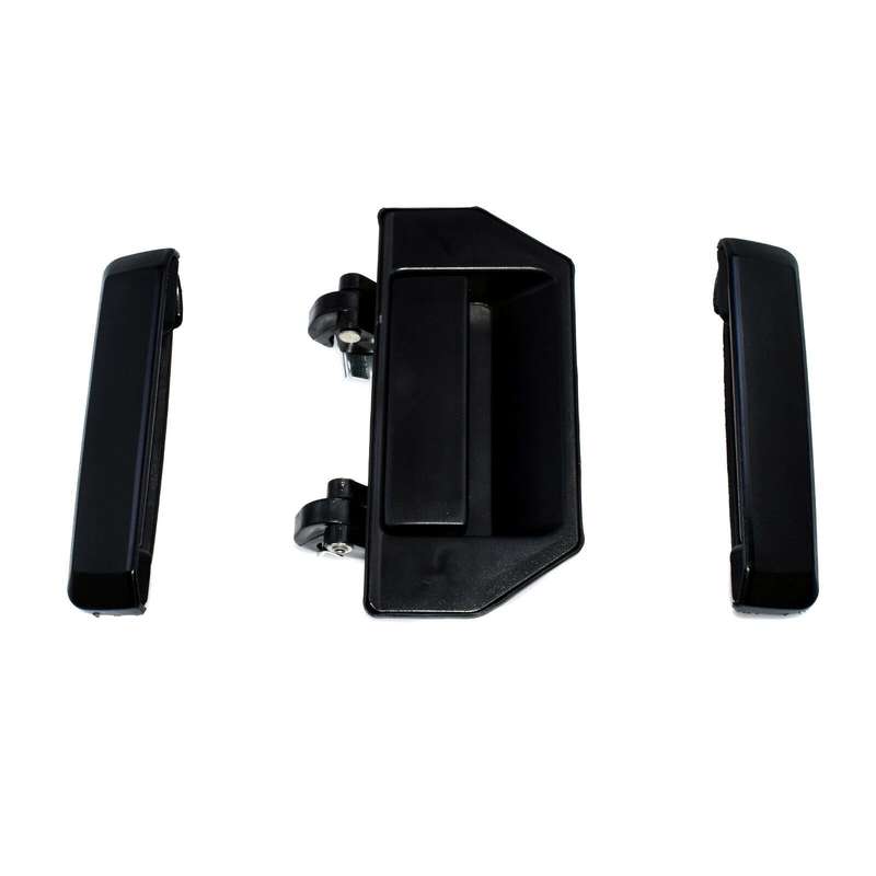 Exterior Front Left &amp; Right + Tailgate Door Handles For Nissan D21 Sentra Pickup