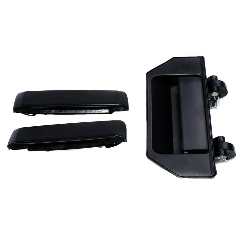 Exterior Front Left &amp; Right + Tailgate Door Handles For Nissan D21 Sentra Pickup