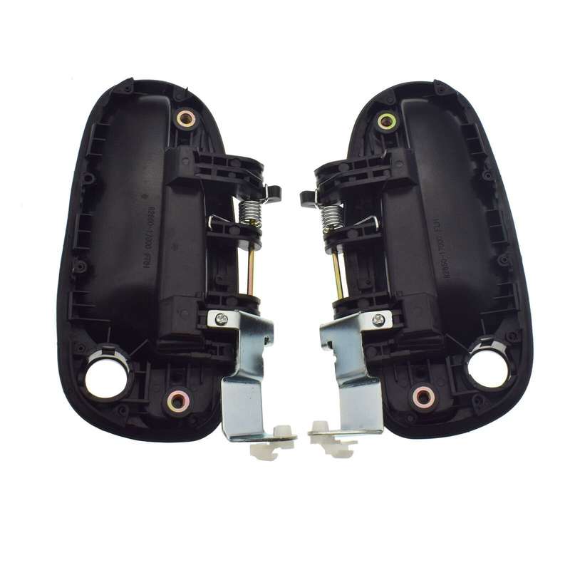 Front Left &amp; Right Exterior Door Handles Pair For Hyundai Matrix Lavita 2001-10