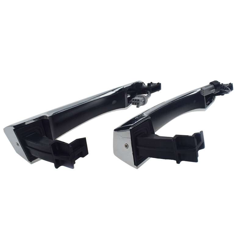 For Hyundai Tucson 16-21 Chrome Driver &amp; Passenger Front Door Smart Key Handles