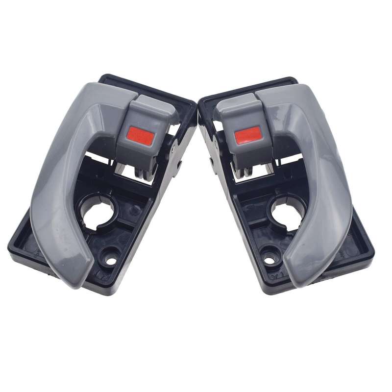 Set of 4 Interior Door Handles Grey FL FR RL RR For Hyundai Tucson 2006-2009