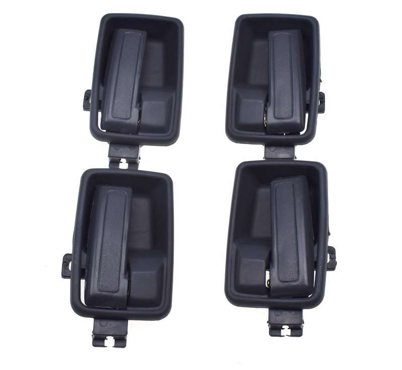 Left &amp; Right Interior Door Handle &amp;Bezel Set of 4 For Isuzu Rodeo Honda Passport