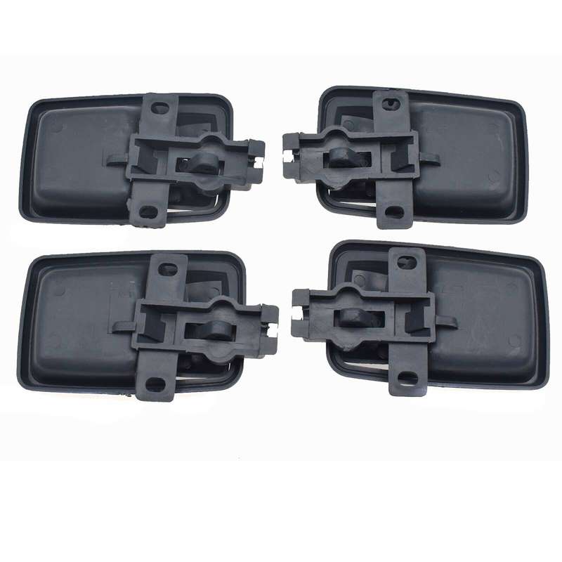 Left &amp; Right Interior Door Handle &amp;Bezel Set of 4 For Isuzu Rodeo Honda Passport