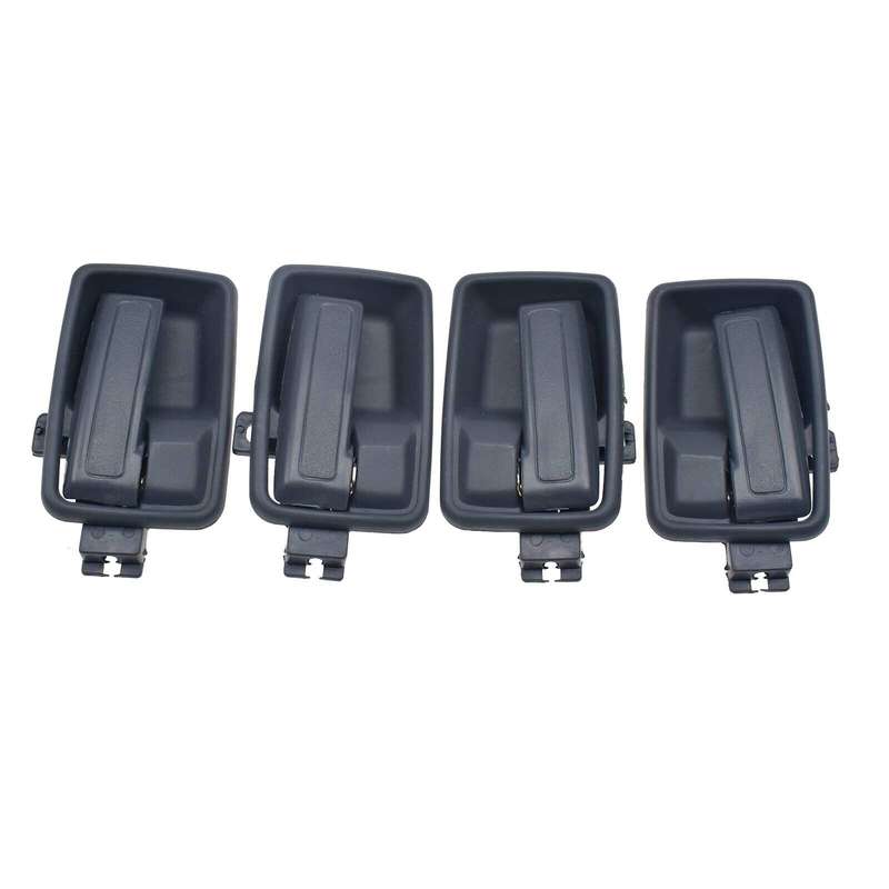 Left &amp; Right Interior Door Handle &amp;Bezel Set of 4 For Isuzu Rodeo Honda Passport