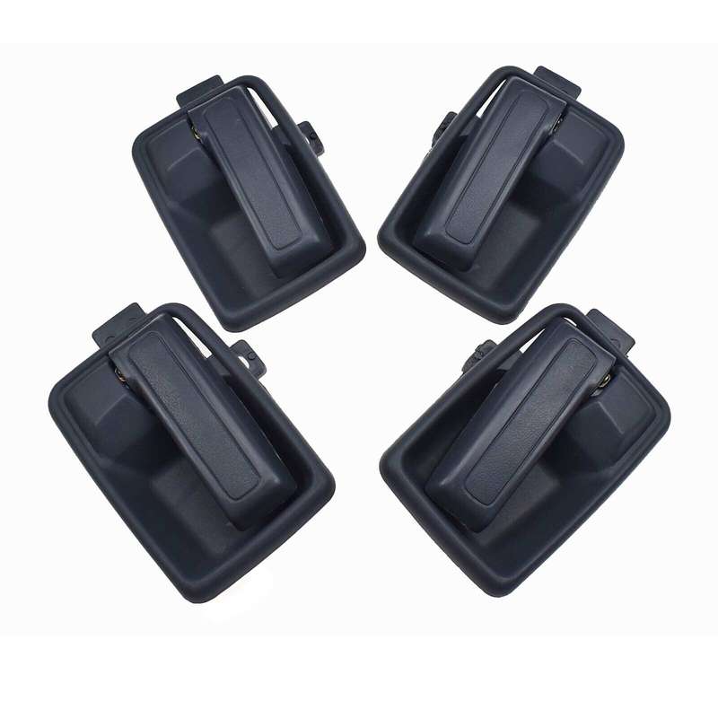 Left &amp; Right Interior Door Handle &amp;Bezel Set of 4 For Isuzu Rodeo Honda Passport