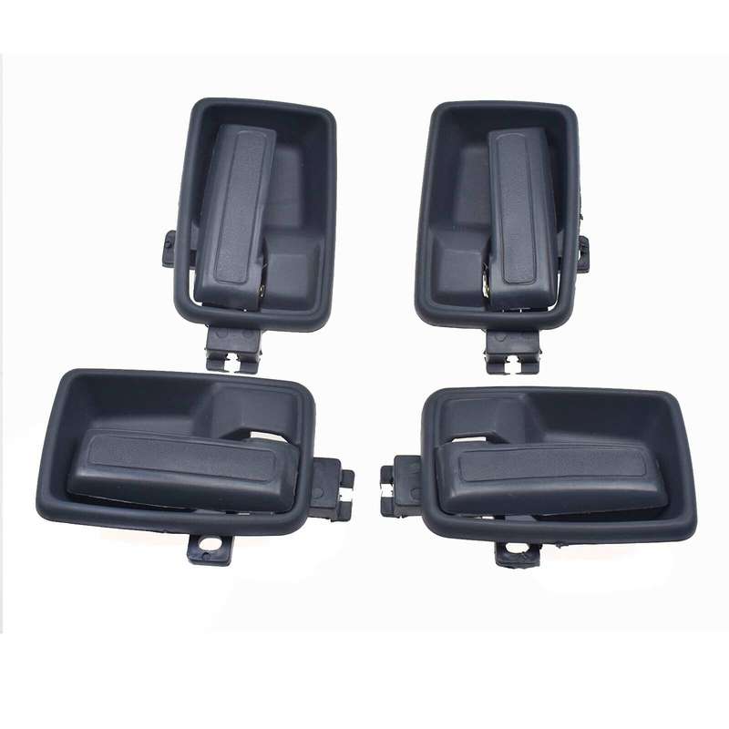 Left &amp; Right Interior Door Handle &amp;Bezel Set of 4 For Isuzu Rodeo Honda Passport