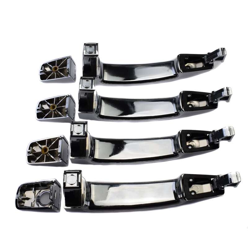 Chrome Exterior Outer Door Handles 4PCS Set For Chevrolet Aveo 2007-2009 1.6L I4