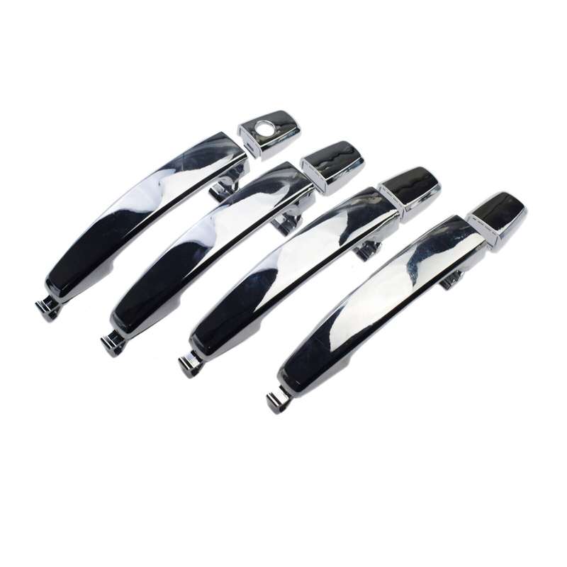 Chrome Exterior Outer Door Handles 4PCS Set For Chevrolet Aveo 2007-2009 1.6L I4