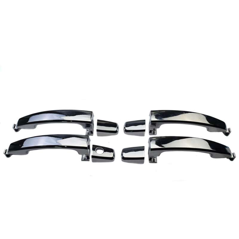 Chrome Exterior Outer Door Handles 4PCS Set For Chevrolet Aveo 2007-2009 1.6L I4