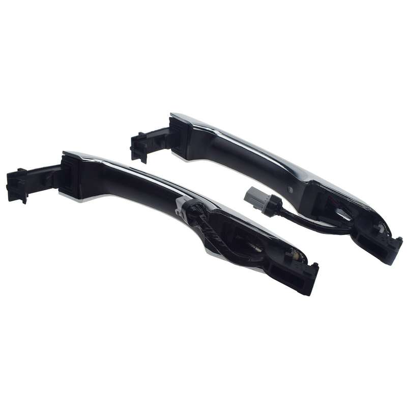 Chrome Front Left &amp; Right Door Smart Key Handles Pair For Hyundai Tucson 2016-20