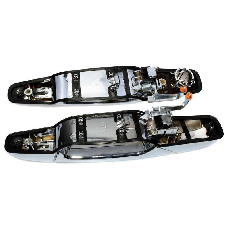 Outside Chrome Door Handles Front L &amp; R For Chevrolet Tahoe Silverado GMC Sierra