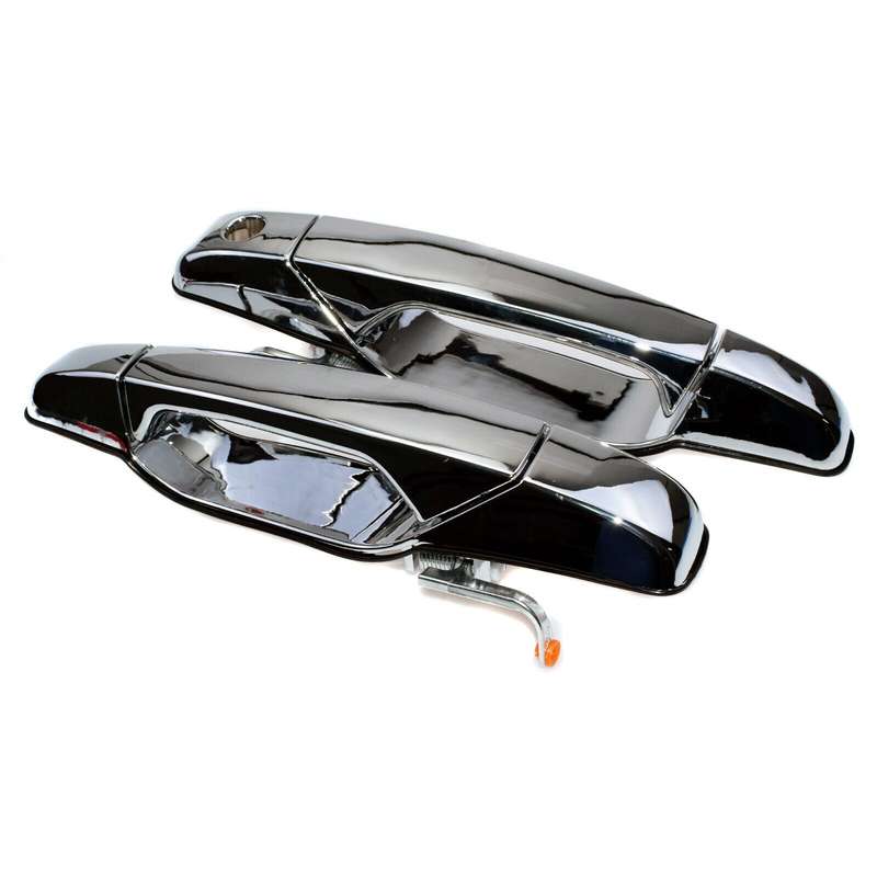 Outside Chrome Door Handles Front L &amp; R For Chevrolet Tahoe Silverado GMC Sierra