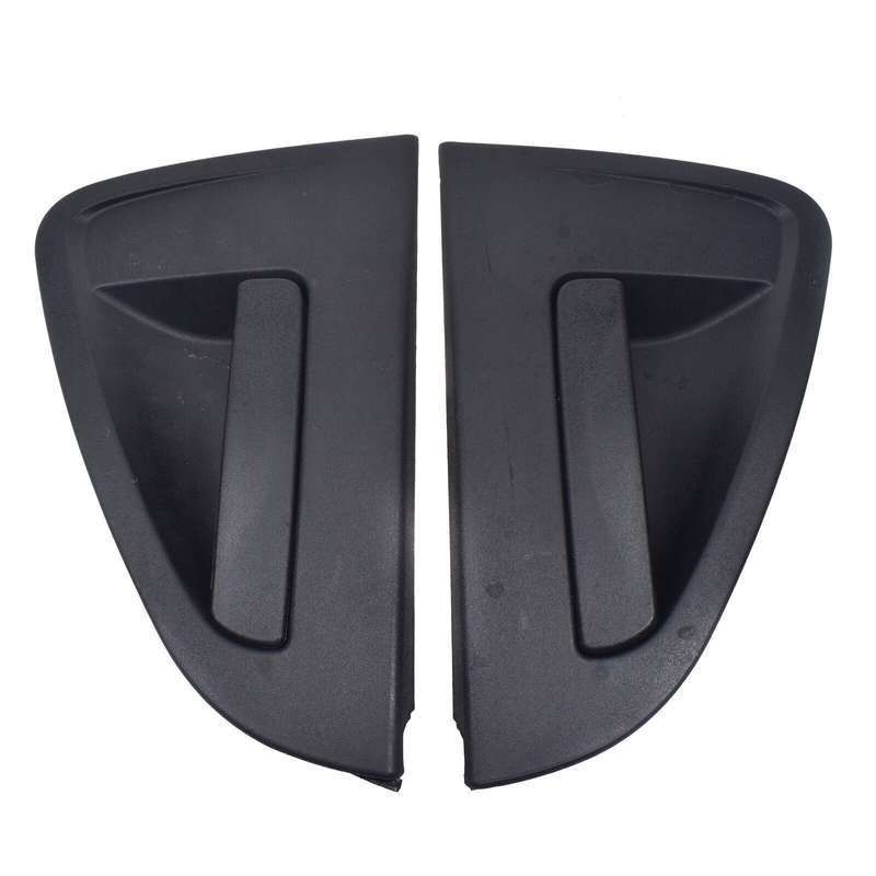 Rear Left &amp; Right Exterior Door Handles Black 2PCS For Chevrolet Spark 2013-2015