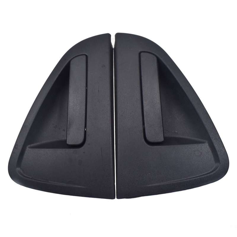 Rear Left &amp; Right Exterior Door Handles Black 2PCS For Chevrolet Spark 2013-2015