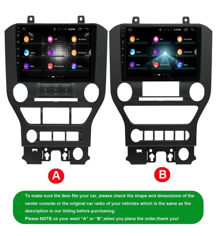 For Ford Mustang 2014-2021 Touchscreen Navigation GPS Autoradio BT CarPlay DAB+