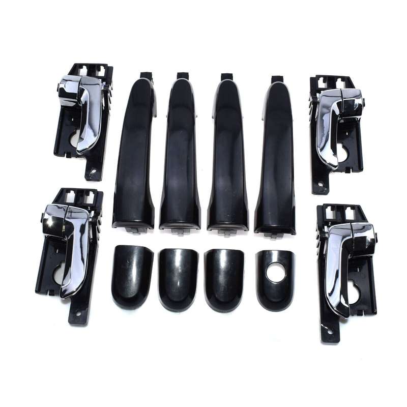 For Kia Sportage 2005-2010 82610-1F010 Exterior &amp; Interior Door Handles Set of 8