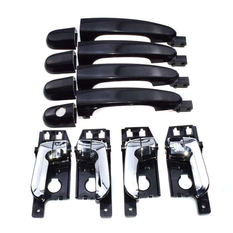 For Kia Sportage 2005-2010 82610-1F010 Exterior &amp; Interior Door Handles Set of 8
