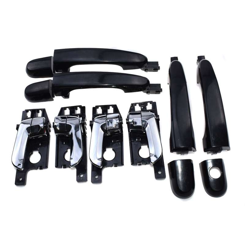For Kia Sportage 2005-2010 82610-1F010 Exterior &amp; Interior Door Handles Set of 8
