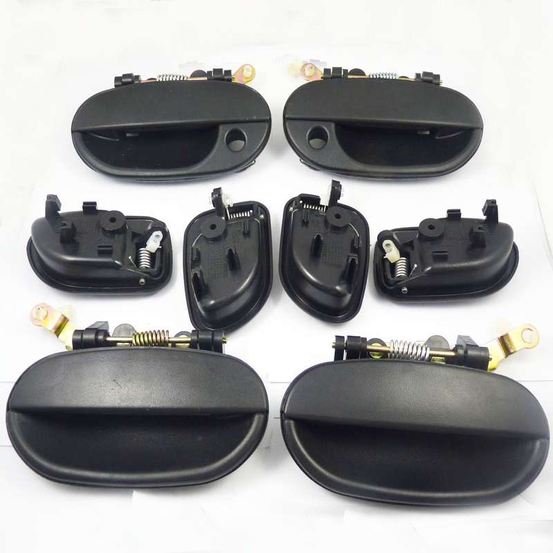 8265022000CA Black&amp;Black Door Handles Controls Set 8pcs For Hyundai Accent 95-99