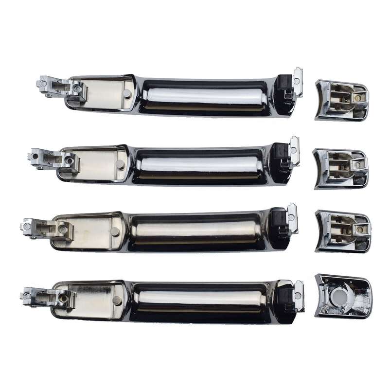 4PCS Chrome Exterior Door Handle FL FR RL RR For Nissan Murano Infiniti FX35