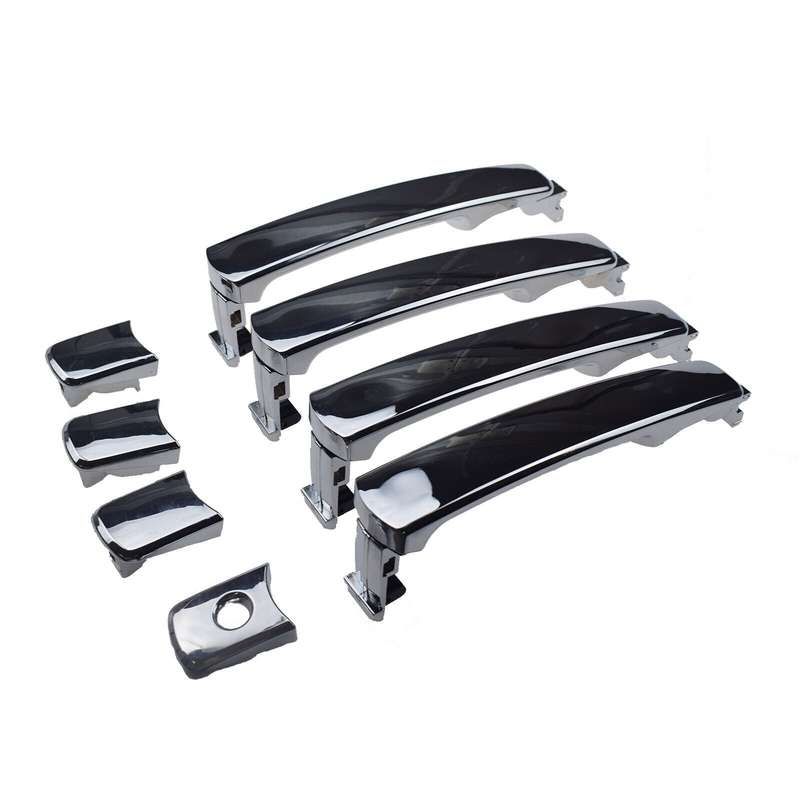 4PCS Chrome Exterior Door Handle FL FR RL RR For Nissan Murano Infiniti FX35