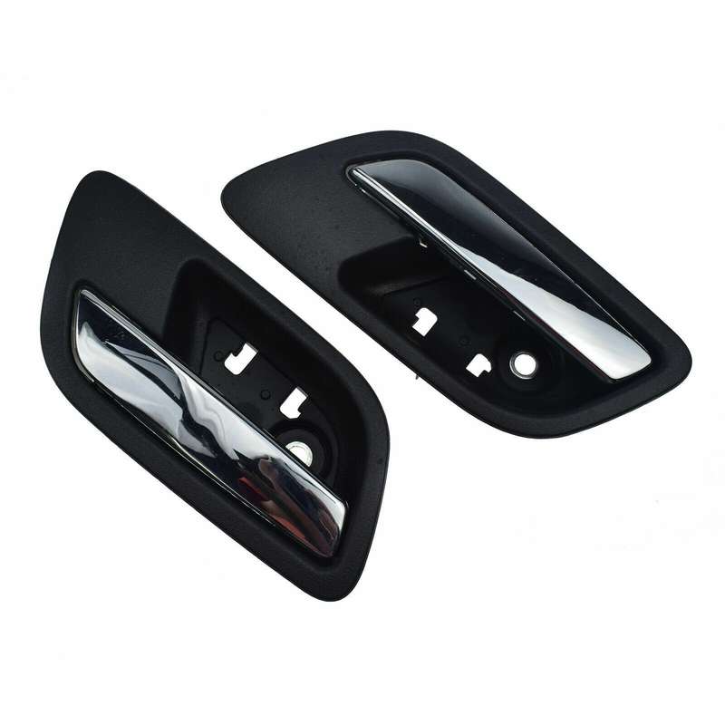 A Pair Interior Door Handles Rear Left &amp; Right For Chevrolet Suburban GMC Sierra