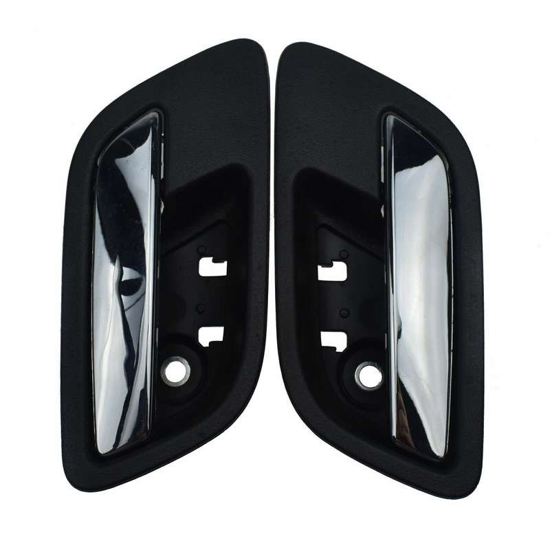 A Pair Interior Door Handles Rear Left &amp; Right For Chevrolet Suburban GMC Sierra