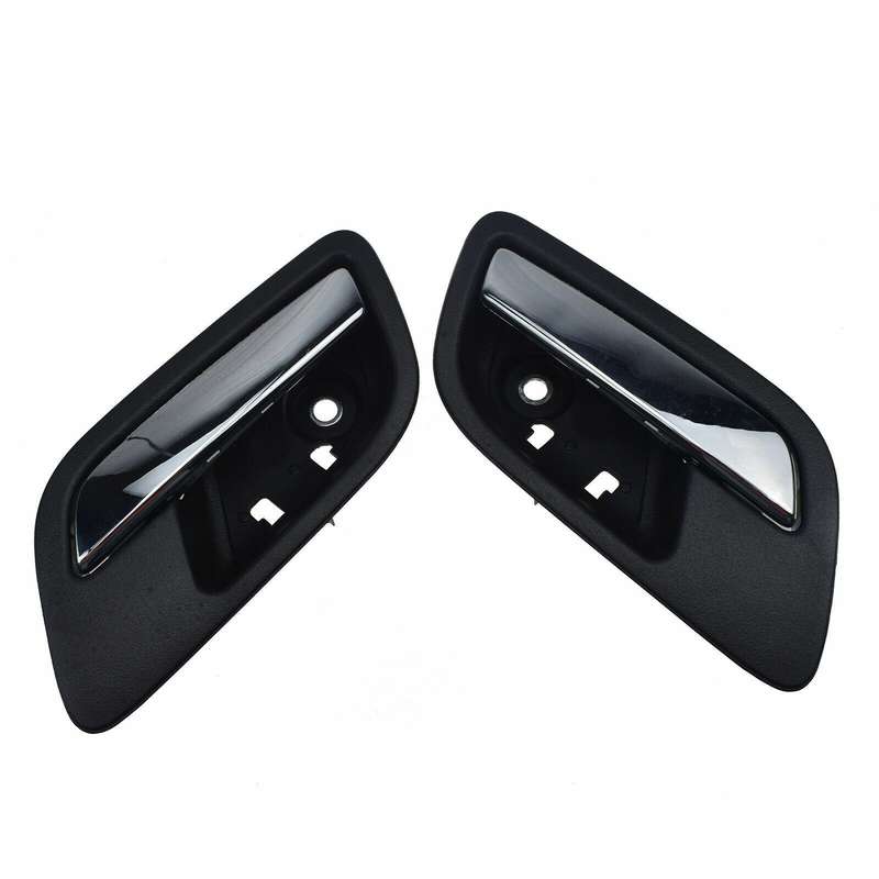 A Pair Interior Door Handles Rear Left &amp; Right For Chevrolet Suburban GMC Sierra
