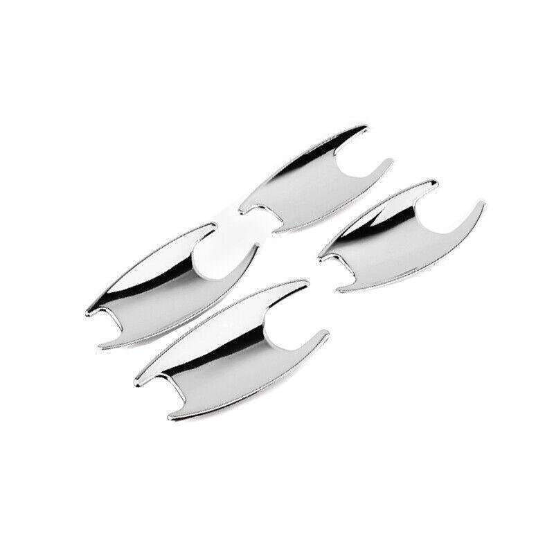 For BMW 5 Series 2011-2017 ABS Chrome Exterior Side Door Bowl Cover Trim 4PCS