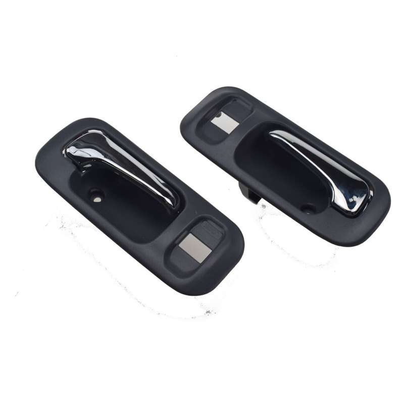 Left &amp; Right Chrome Inside Door Handles Gray Pair For Honda CR-V Odyssey