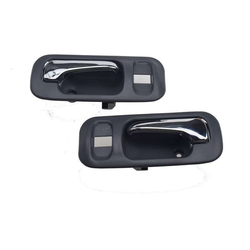 Left &amp; Right Chrome Inside Door Handles Gray Pair For Honda CR-V Odyssey