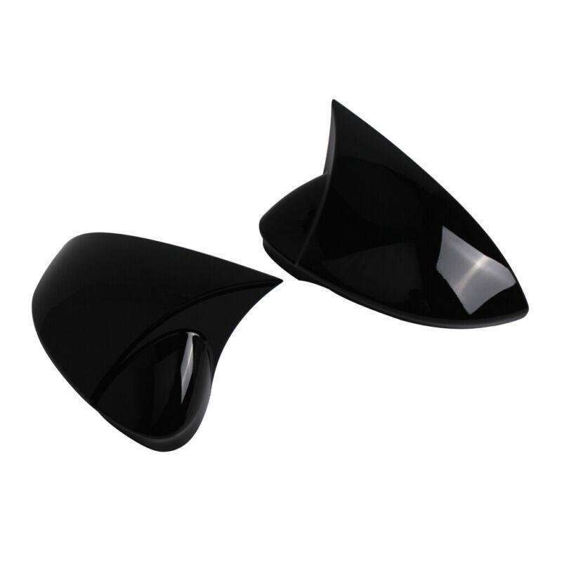 2x Wing Mirror Cover Caps For VW Golf 8 MK8 VIII 8R R GTI GTE 20-24 Gloss Black