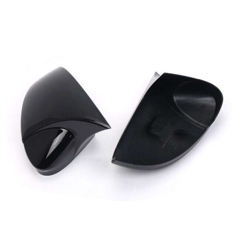 2x Wing Mirror Cover Caps For VW Golf 8 MK8 VIII 8R R GTI GTE 20-24 Gloss Black