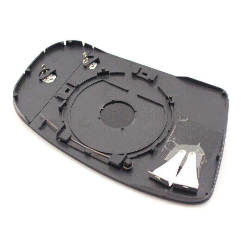 Pair of Heated Door Blue Mirror Glass with Plate For Mercedes-Benz W220 99-02