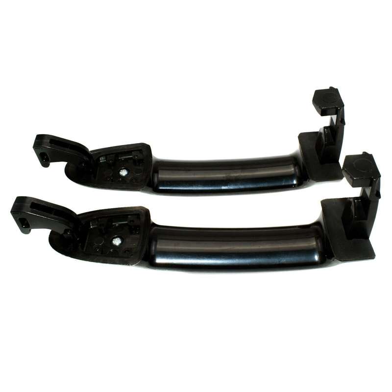 Outside Door Handles Chrome Pair Front Left &amp; Right For Hyundai Santa Fe 2007-12