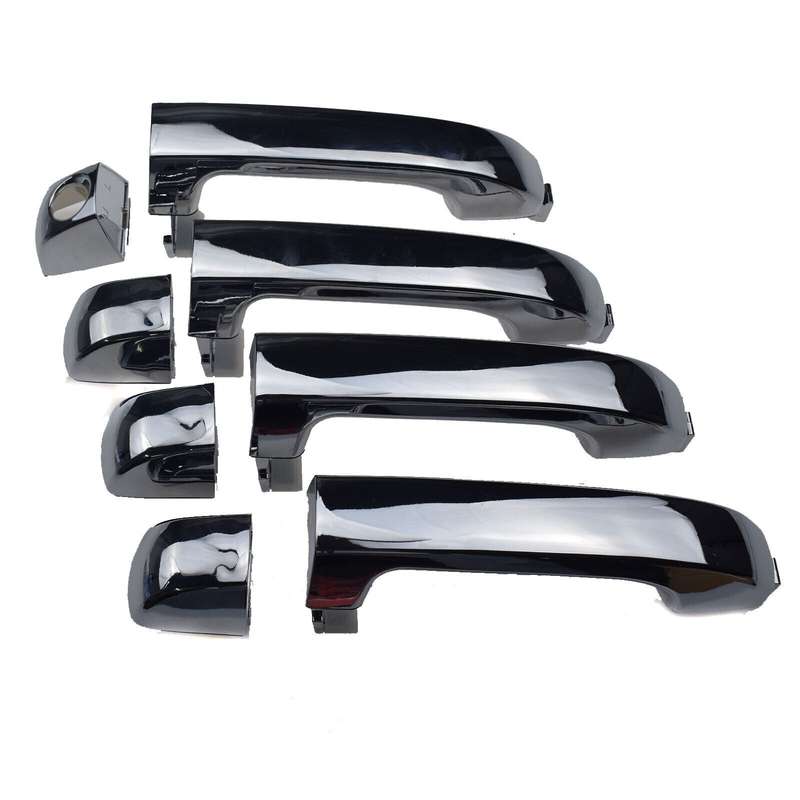Chrome Exterior Door Handle Set Of 4 FL FR RL RR For Hyundai Veracruz 2007-2012