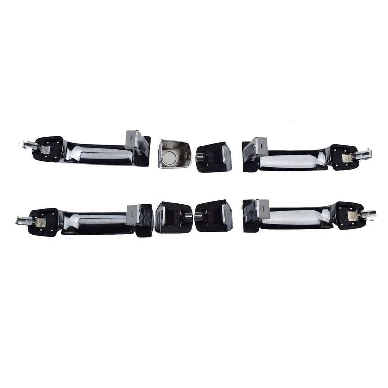 Chrome Exterior Door Handle Set Of 4 FL FR RL RR For Hyundai Veracruz 2007-2012