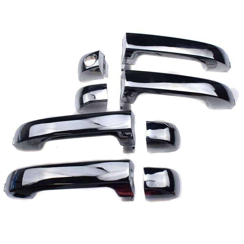 Chrome Exterior Door Handle Set Of 4 FL FR RL RR For Hyundai Veracruz 2007-2012