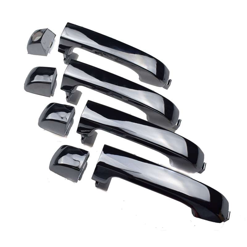 Chrome Exterior Door Handle Set Of 4 FL FR RL RR For Hyundai Veracruz 2007-2012