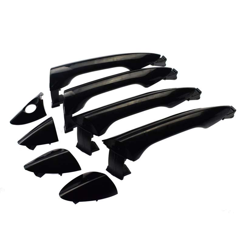 4PCS Outside Exterior Door Handles FL FR RL RR For Hyundai Elantra 2011-2016