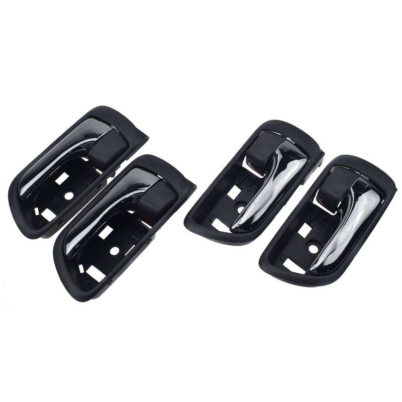 4PCS Door Handles Inside Chrome FL FR RL RR For Toyota Camry 2002-2006