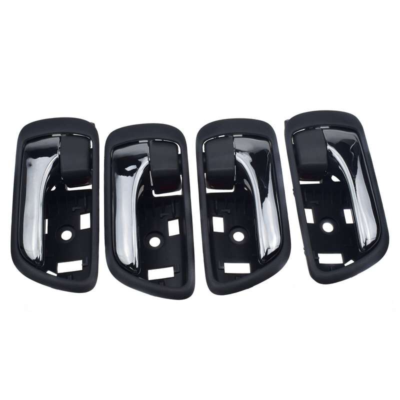 4PCS Door Handles Inside Chrome FL FR RL RR For Toyota Camry 2002-2006