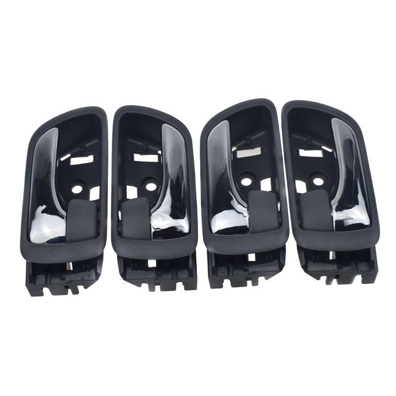4PCS Door Handles Inside Chrome FL FR RL RR For Toyota Camry 2002-2006