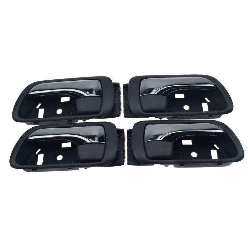 4PCS Door Handles Inside Chrome FL FR RL RR For Toyota Camry 2002-2006