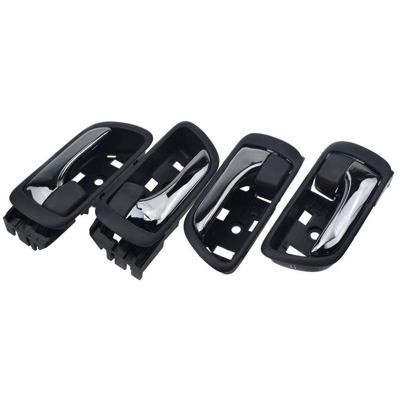4PCS Door Handles Inside Chrome FL FR RL RR For Toyota Camry 2002-2006