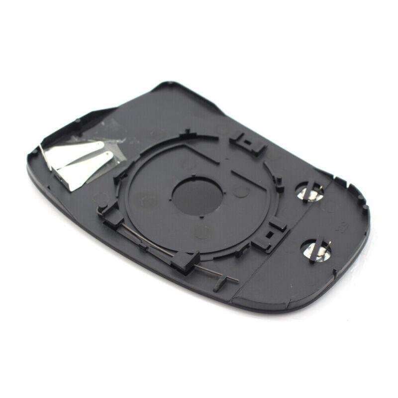 Pair of Heated Door Blue Mirror Glass with Plate For Mercedes-Benz W220 99-02