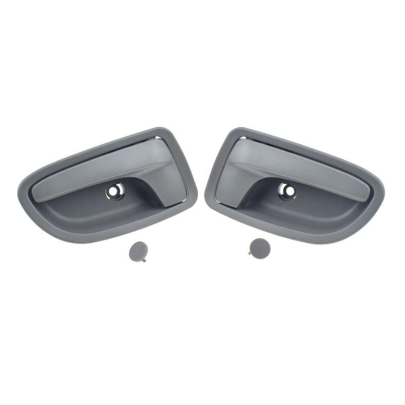 Left &amp; Right Side Interior Inner Door Handles Gray Pair For 2003-2005 Kia Rio